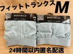BODY WILDフィットトランクス　M2枚セット　ライトサックス
