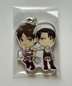 一番くじ　進撃の巨人　エレン＆リヴァイ　アクリルプレートチャーム