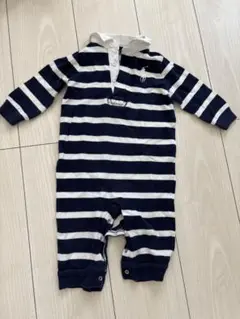 Ralph Lauren ストライプロンパース 6M