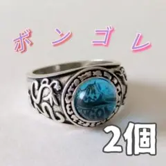 17号　超お買い得　シルバー　ボンゴレリング2個　家庭教師ヒットマン　アニメ