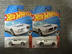 ホットウィール　73 Pontiac Firebird ホワイト　未開封