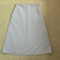 JIL SANDER ジルサンダー　スカート　ブルー　麻　コットンのサムネイル