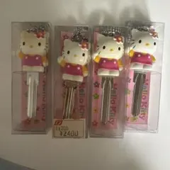 Hello Kitty マスコットキーリング 4個セット