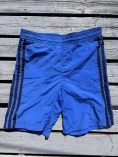 adidas 青 サーフパンツ 3本ライン