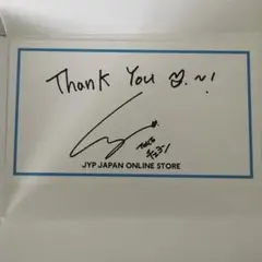 JYP サンキューカード TWICE チェヨン
