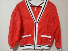 Dignite collier レーススリーブカーディガン　おしゃれなデザインのサムネイル