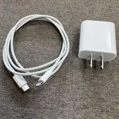 Apple純正　20W充電器　タイプC-ライトニング1mケーブルセット