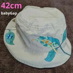 【babyGap】子供用帽子42cm　かわいい虫さんの刺繍