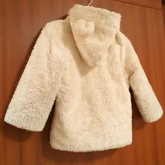 イヴ.ドローム　子供服100サイズ　女の子用　リバーシブル　フード付きアウター