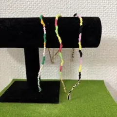 ミサンガ アンクレット 三本セット 定形外 469