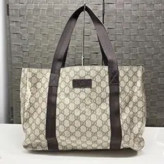 GUCCI トートバッグ ベージュ/ブラウン
