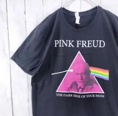 US古着 ピンクフロイト パロディ Tシャツ バンT L 黒