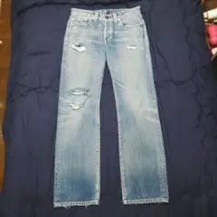 【Levi's】リーバイス プレミアム PR-505 ダメージ加工 33インチ