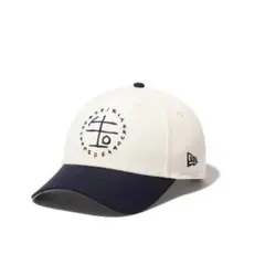 NEW ERA 9FORTY 明石家 さんま 漢字 クローム ネイビーバイザー
