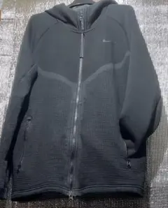 Nike フルジップ フード付きジャケット ブラック　テックパックパーカー　M