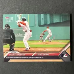 大谷翔平&吉田正尚 2023 Topps Now 140⭐️メジャー初対決⭐️