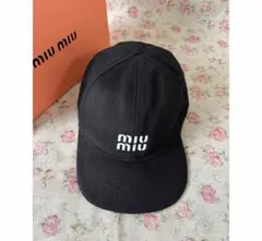 miu miu リブニットキャップ ブラック Sサイズ - メルカリ