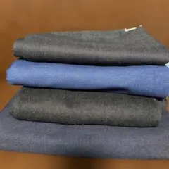 デニム生地4枚 まとめ売り