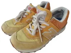 ☆中古　ニューバランス　 574 イエロー　オレンジ　24.5cm