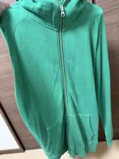 XLARGE グリーン フルジップ パーカー