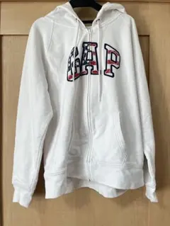 GAP アメリカ　国旗デザイン パーカー　ジップアップ　トレーナー