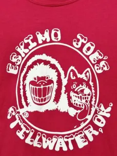 エスキモージョー ロンT Tシャツ 赤 Eskimo Joe's ヘインズ