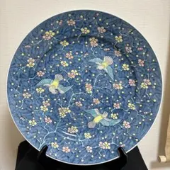 sahara　中国古美術　蝶花文大皿　大清乾隆年製　粉彩　37cm sahara様専用 中国古美術 蝶花文大皿 大清乾隆年製 粉彩 37cm - メルカリ