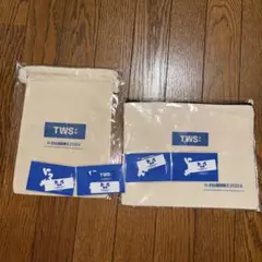 TWS in お台場冒険王2024 ステッカー　ポーチ　巾着