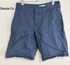Denim Co. デニムショートパンツ W28 ネイビー　ハーフパンツ