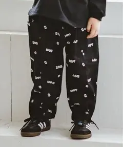 p.premier イロチ買いしたい総柄ツイルテーパードパンツ