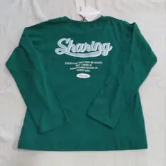 新品　7デイズ　ラブトキシック　長袖　グリーン　S 140サイズ　女児　②