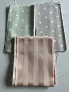 布　ストライプ　ドット