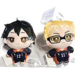 【新品・未開封】ハイキュー‼︎ ぬいパル ・烏野／月島蛍・山口忠