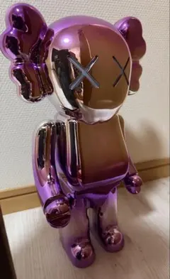 Bluetooth スピーカー　USB パープル モバイルスピーカー　KAWS