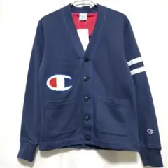 チャンピオン★ゴルフ★カーディガン★Ｃロゴ★ワッペン★スリムシルエット★ネイビー