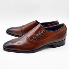 ANTONIO RUFO ストレートチップ 牛革キップ ラバーソール 26.5 ANTONIO RUFO ストレートチップ 牛革キップ ラバーソール 26.5