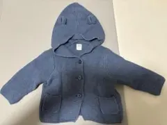 GAP フード付きニットカーディガン 6-12ヶ月