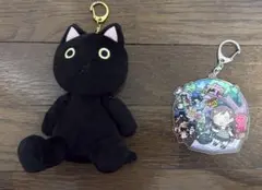 ミリオンライブ 北沢志保 黒猫ぬいぐるみ アクリルキーホルダー