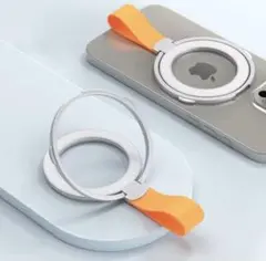 ✨特価✨】スマホリング マグネット式 ホワイト バンカーリング