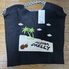 D.KELLY 刺繍トートバッグ Mサイズ ブラック
