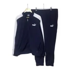 プーマ　ジャージ　上下セットアップ　ビッグサイズ　ワンポイント　ネイビー　XXL
