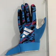アディダス 守備用手袋 青/黒/赤