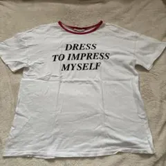 ZARA TRAFALUC 半袖Tシャツ S ホワイト/レッド