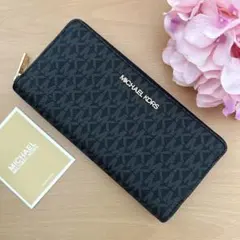 最新モデル 【新品】MICHAEL KORS 長財布 ブラック 黒