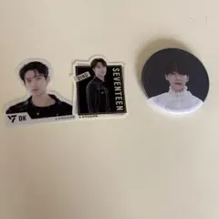 SEVENTEEN ミュージアム ジョンハン 缶バッジ　ドギョム　ディノ　シール