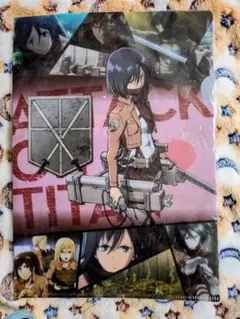 進撃の巨人　ローソン限定クリアファイル　どん兵衛　新品