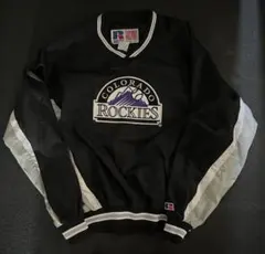 MLB ROCKIES 厚手ナイロンピステ RUSSELL製 サイズ　XLのサムネイル