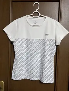 プリンス　テニスウェア　半袖シャツ　白　Lサイズ