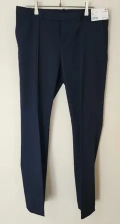 未着用 UNIQLO ユニクロ ストレートパンツ 70cm ネイビーストライプ