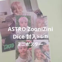 ASTRO ZooniZini Dice 封入トレカ ミニポスター